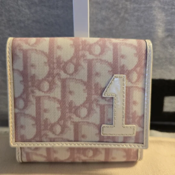 Christiam Dior Pink Trotter Bifold Wallet. - Picture 2 of 10